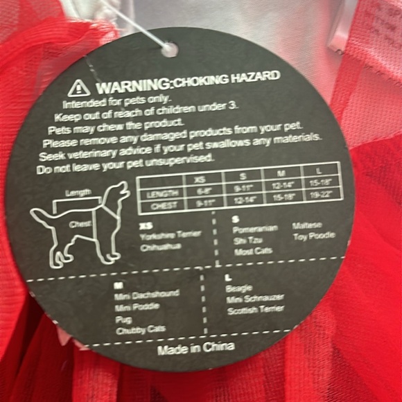 Pawpatu My first Christmas pet tutu outfit size M - Picture 5 of 7